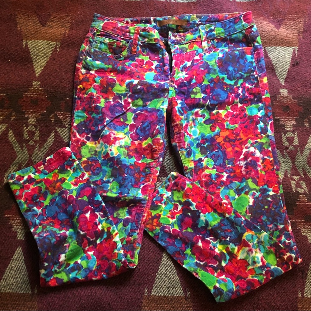 Joe’s Colorful Floral Cropped Pants